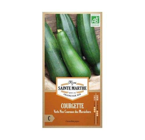 Graines Bio De Courgette Verte Non Coureuse Des Maraichers Ferme De Sainte Marthe Vente En Ligne De Plants De Graines Bio De Courgette Verte Non Coureuse Des Maraichers Ferme De Sainte